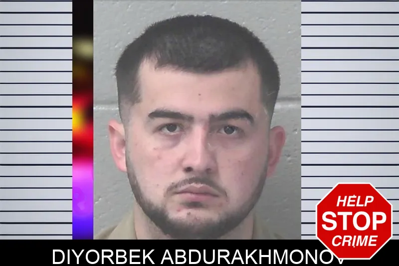 Diyorbek Abdurakhmonov mugshot