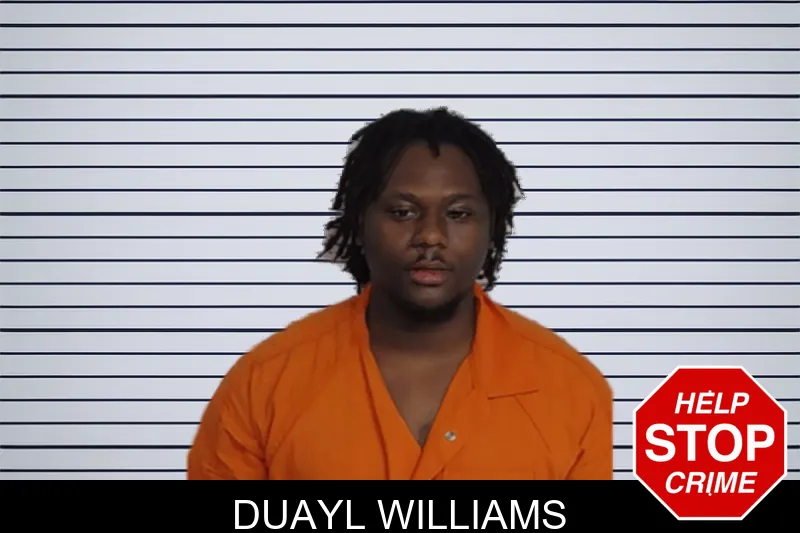 Duayl Williams mugshot