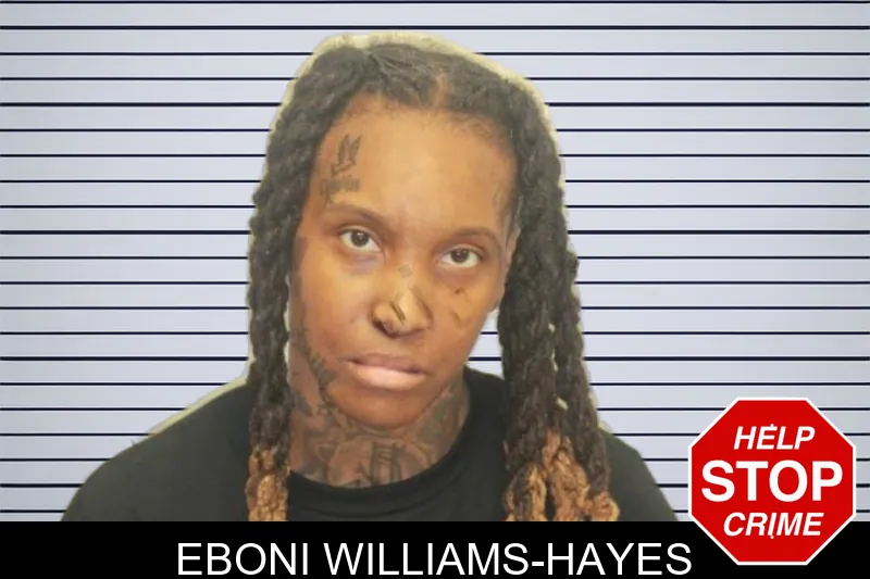 Eboni Williams-Hayes mugshot – Chatham County , Georgia Eboni Williams-Hayes mugshot
