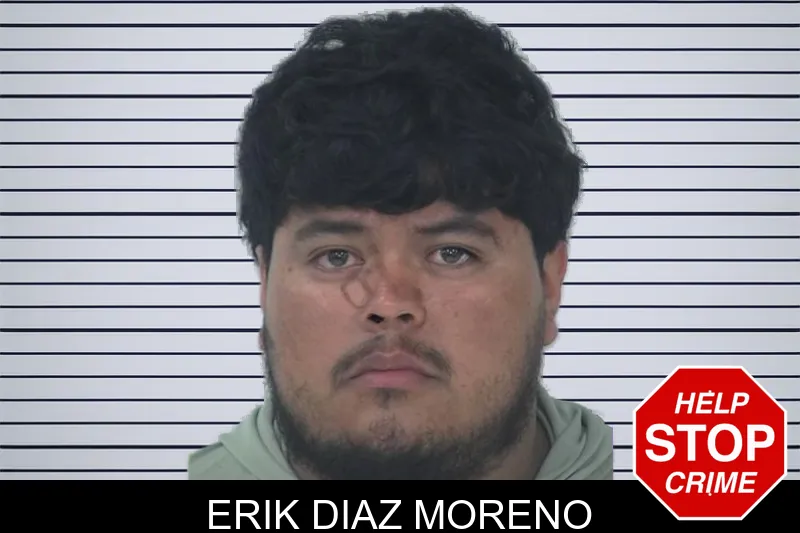 Erik Diaz Moreno mugshot