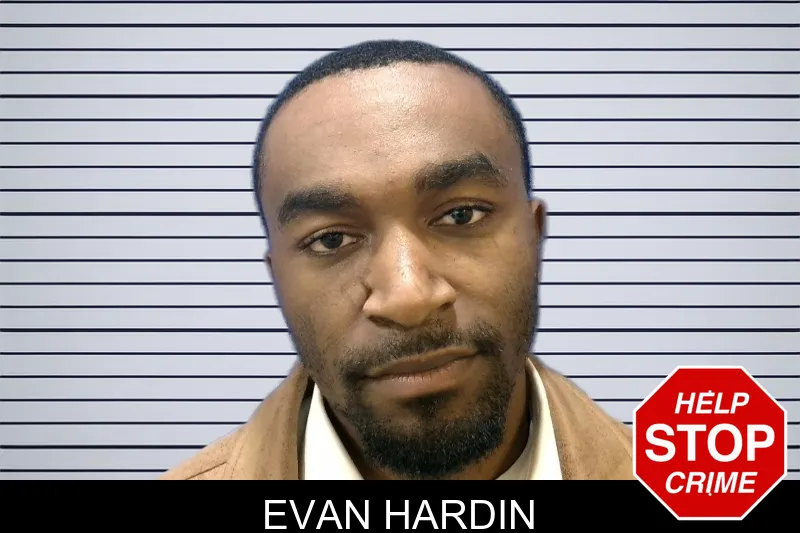 Evan Hardin mugshot