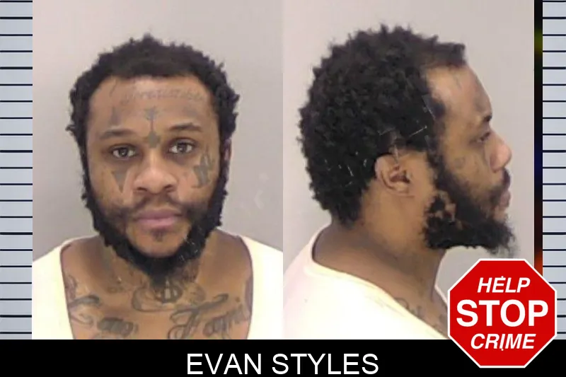 Evan Styles mugshot