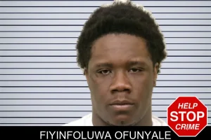 Fiyinfoluwa Ofunyale mugshot