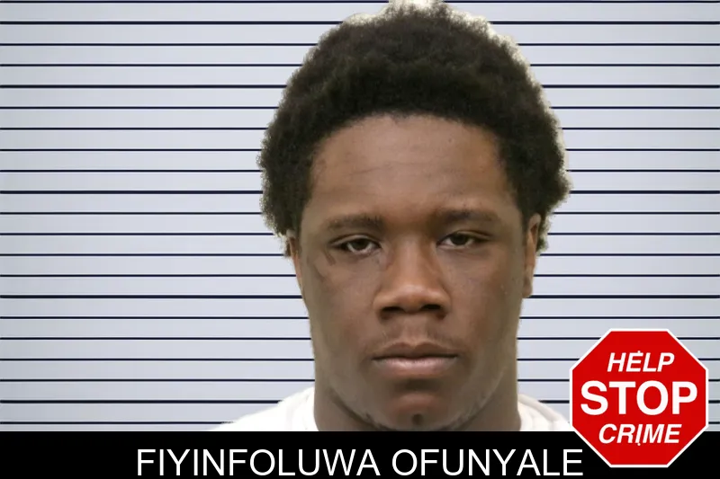 Fiyinfoluwa Ofunyale mugshot