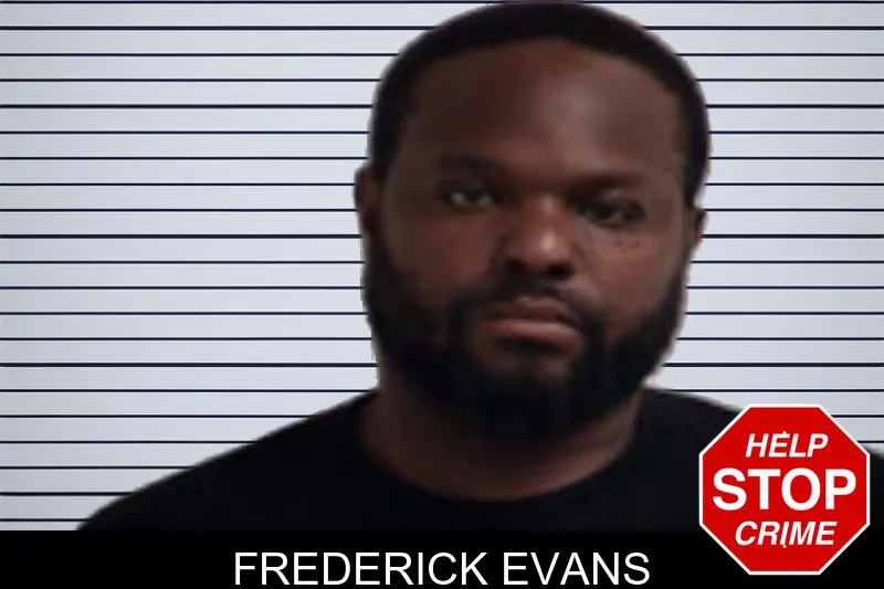 Frederick Evans mugshot