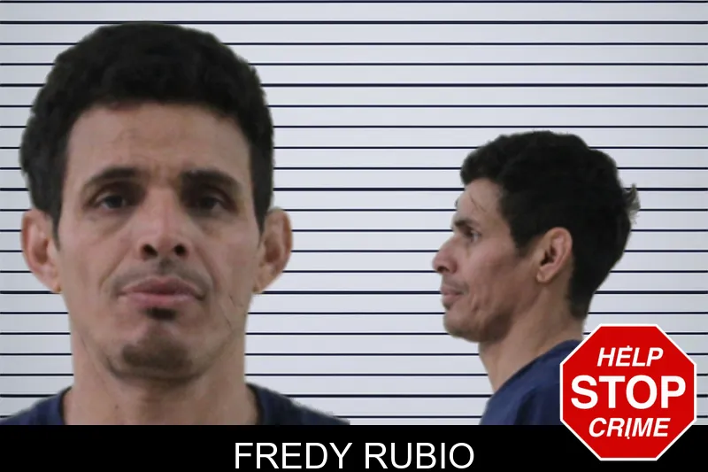 Fredy Rubio mugshot