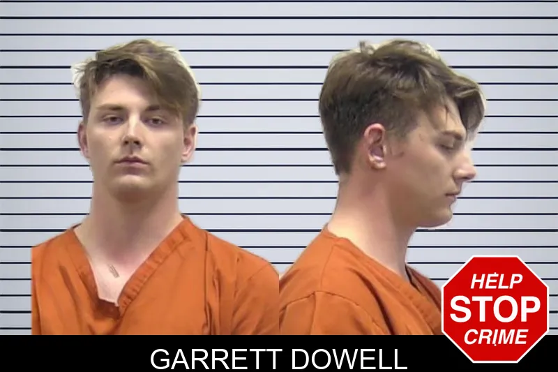 Garrett Dowell mugshot