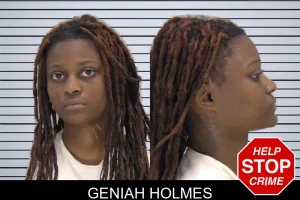 Geniah Holmes mugshot