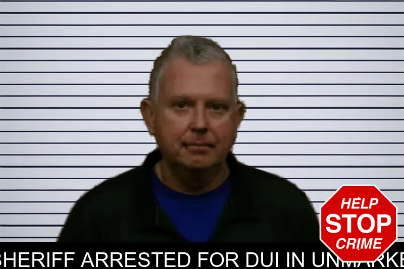 Hall County sheriff arrested for DUI in unmarked patrol car mugshot