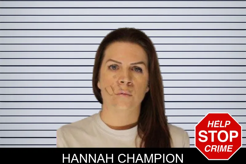 Hannah Champion mugshot