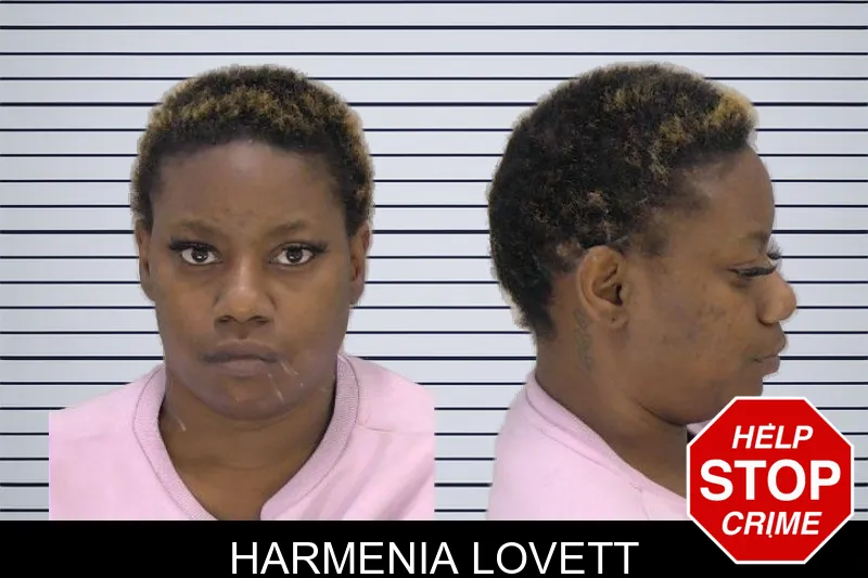 Harmenia Lovett mugshot