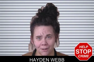 Hayden Webb mugshot