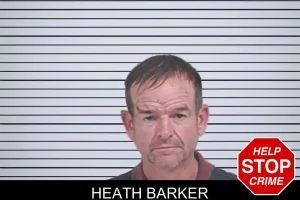 Heath Barker mugshot