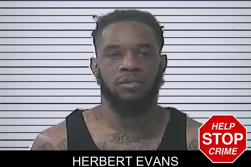 Herbert Evans mugshot