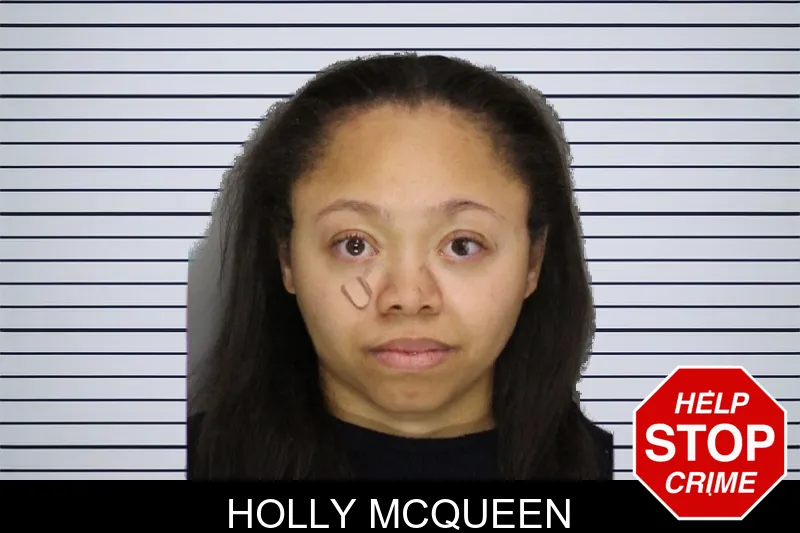 Holly McQueen mugshot