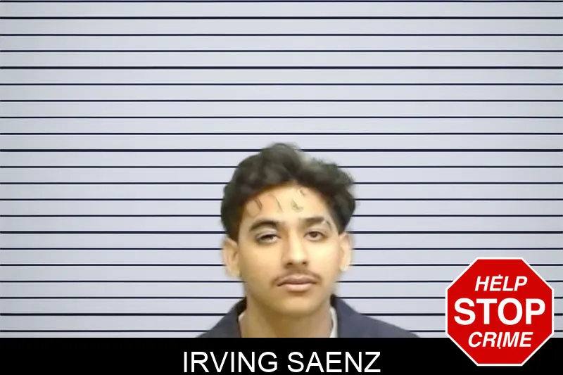 Irving Saenz mugshot