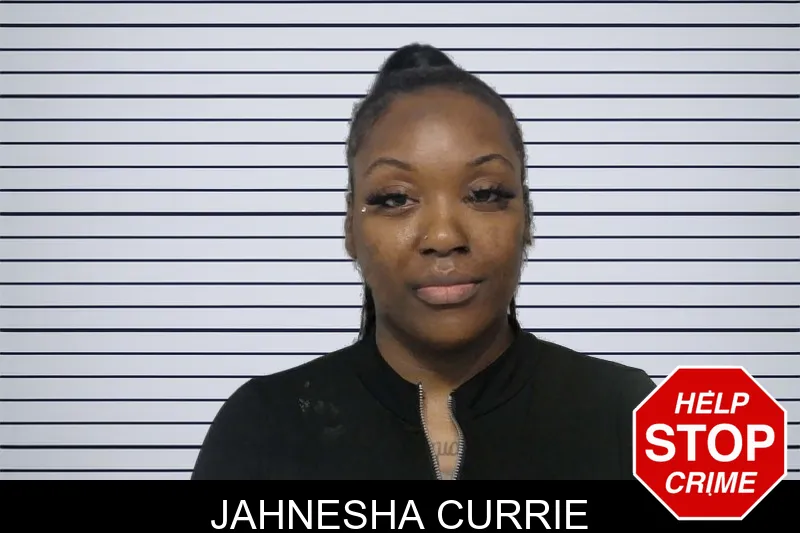 Jahnesha Currie mugshot