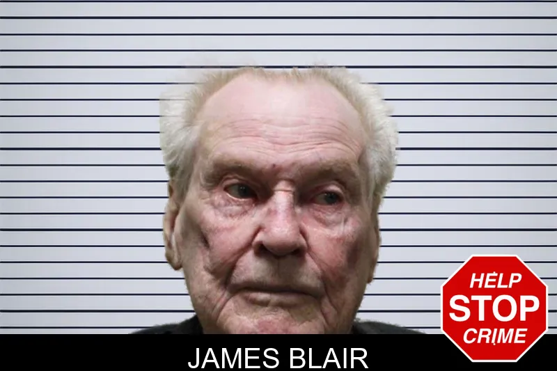 James Blair mugshot