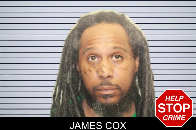 James Cox mugshot