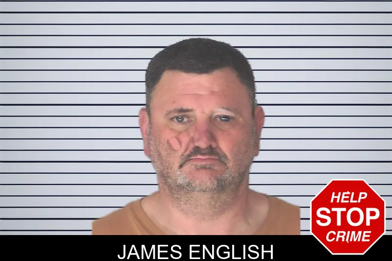 James English mugshot