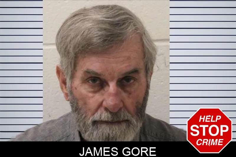 James Gore mugshot