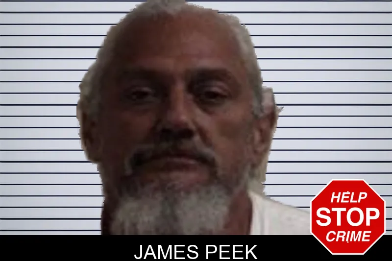 James Peek mugshot