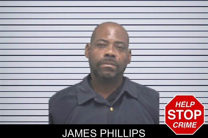 James Phillips mugshot