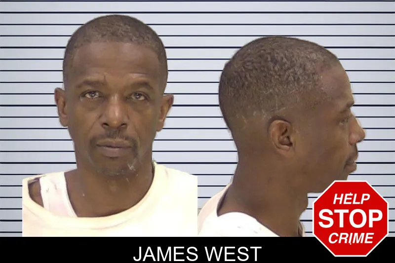 James West mugshot