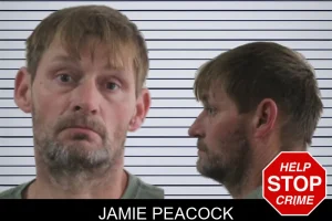 Jamie Peacock mugshot