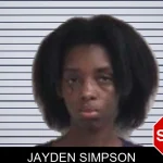 Jayden Simpson mugshot