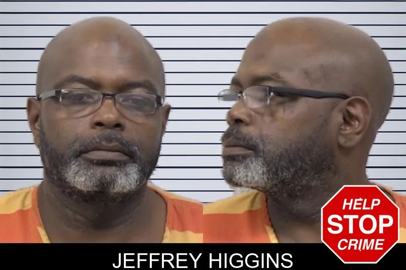Jeffrey Higgins mugshot