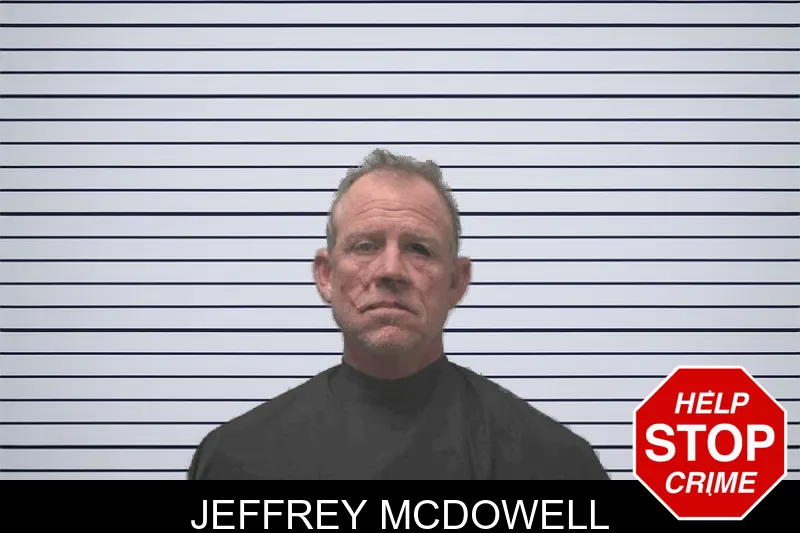 Jeffrey McDowell mugshot