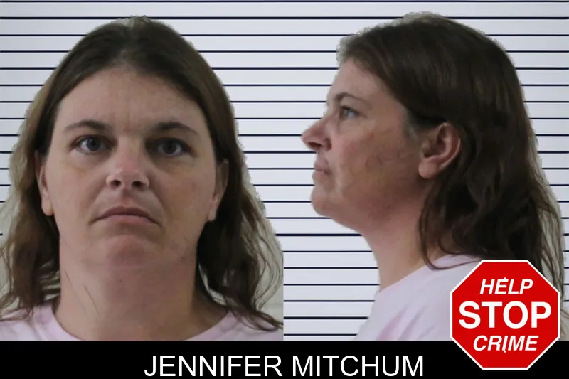 Jennifer Mitchum mugshot