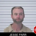 Jesse Parr mugshot