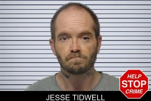 Jesse Tidwell mugshot