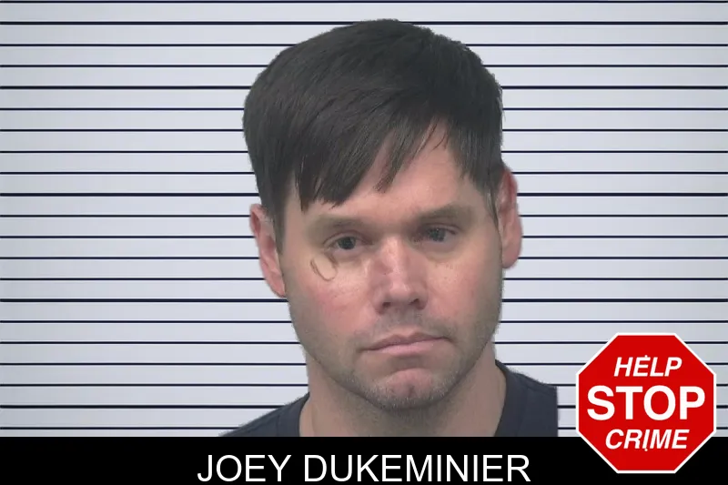Joey Dukeminier mugshot