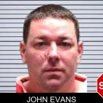John Evans mugshot