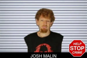 Josh Malin mugshot