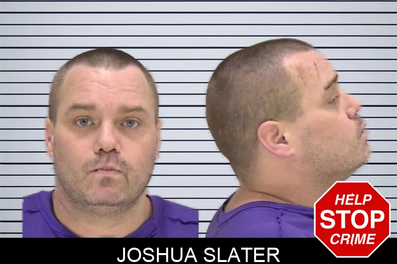 Joshua Slater mugshot