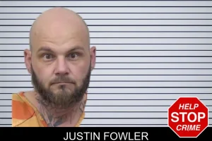 Justin Fowler mugshot