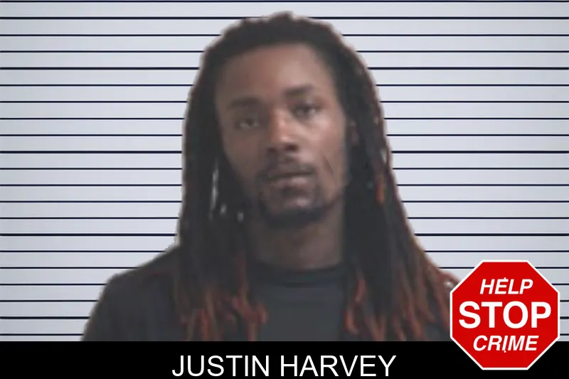 Justin Harvey mugshot