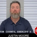 Justin Moore mugshot