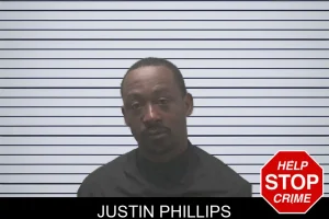 Justin Phillips mugshot