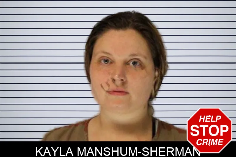 Kayla Manshum-Sherman mugshot