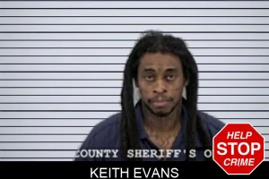 Keith Evans mugshot