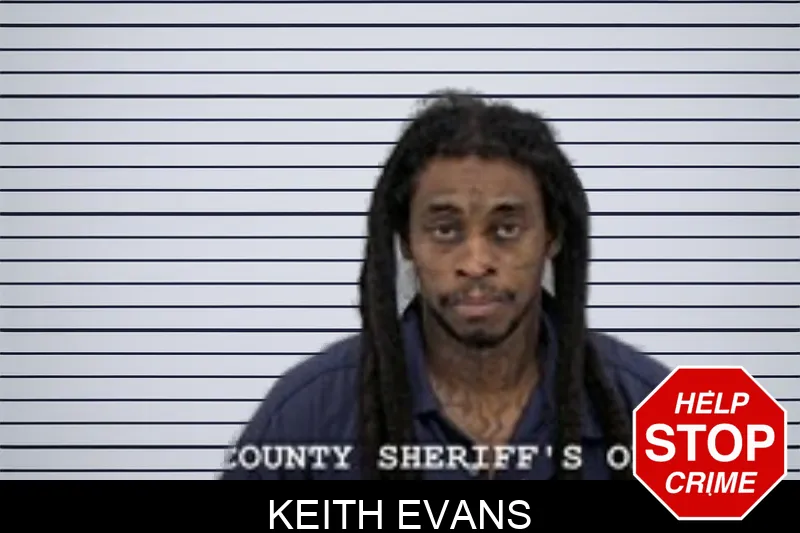 Keith Evans mugshot