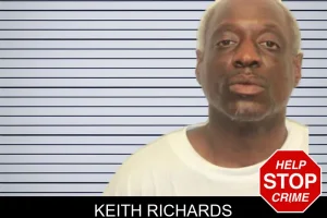 Keith Richards mugshot