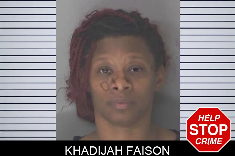 Khadijah Faison mugshot