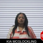 Kia McGlockling mugshot