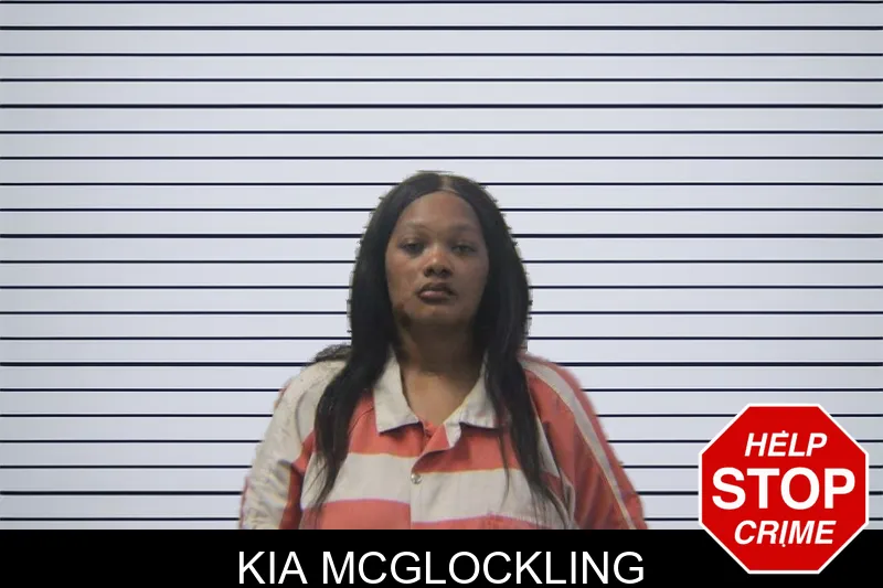 Kia McGlockling mugshot